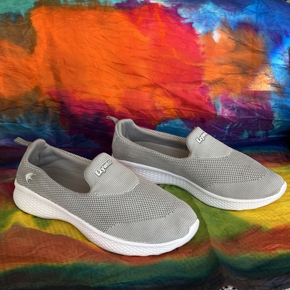 Ezywear Euro 39 US 8.5 Mesh Pull-on Lightweight Cushioned footbed Walking Work - Picture 3 of 9